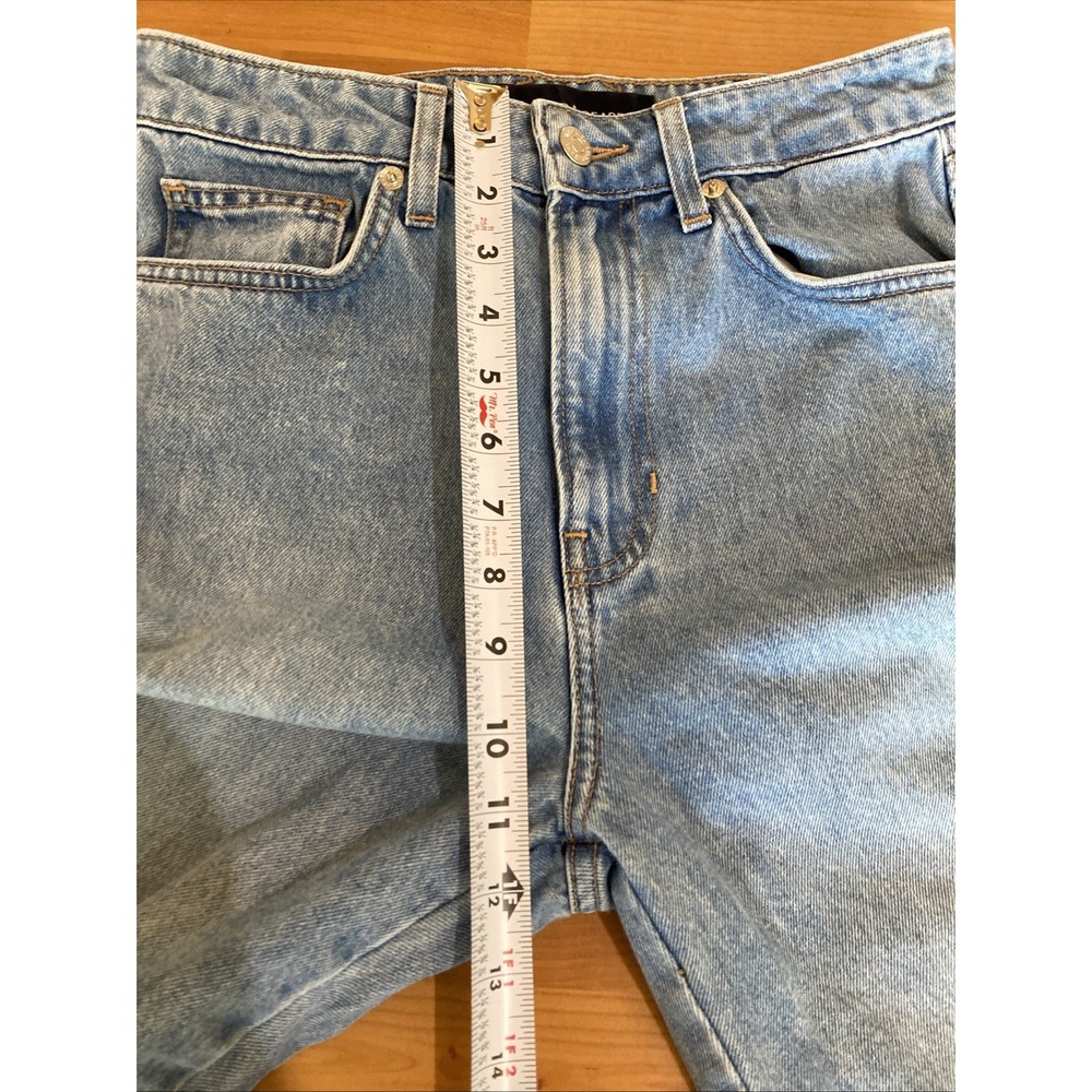 Veronica Beard Jeans Dylan Straight Leg Ankle High Rise Crop Distressed Size 28 - Picture 7 of 10